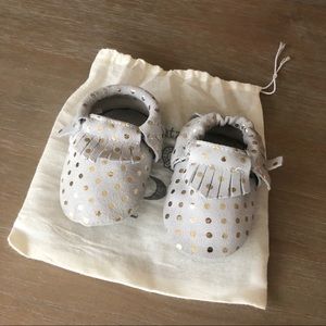 Handmade Baby Girl Moccasins